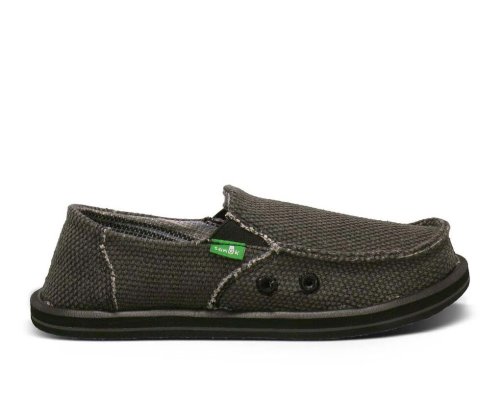 Sanuk Kids Vagabond Black Shoes | GSWKNM240